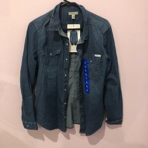 CALVIN KLEIN DENIM BUTTON DOWN